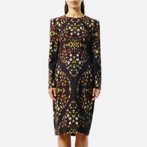 Alexander McQueen 2016 Obsession Talisman Midi Dress